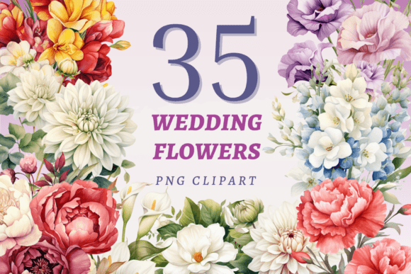 Download Wedding Flowers PNG Bundle - Flowers Collection