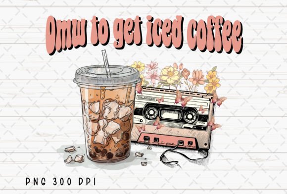 Download Iced Coffee Retro Cassette Tape Flowers - Flowers Collection