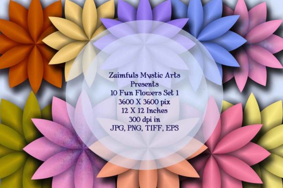 Download 10 Fun Flowers Set 1 - Flowers Collection