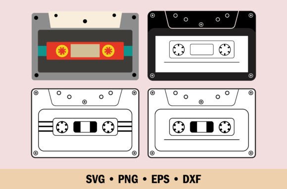 Download Retro Cassette Tape Bundle - Retro cassette Collection