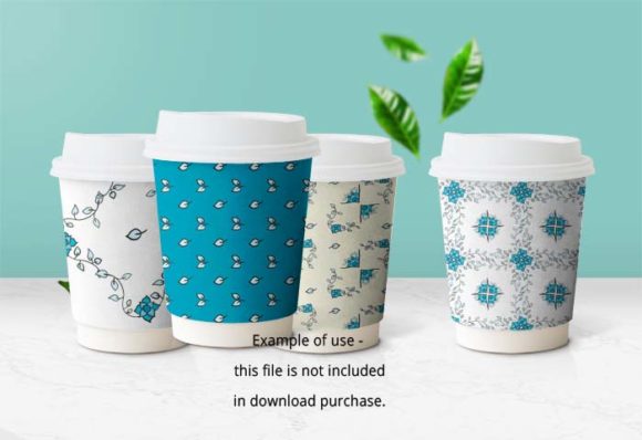 Download Blue Flowers and Vines - Flowers Collection