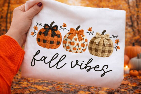 Download Faux Yarn Fall Vibes Pumpkin Png - Premium Resources