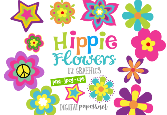 Download Hippie Flowers - Flowers Collection