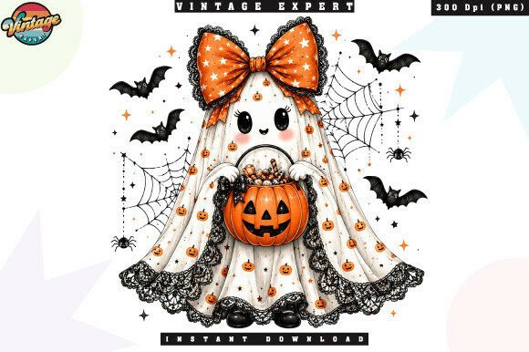 Download Pumpkin Bucket Ghost Halloween PNG - Pumpkin Collection