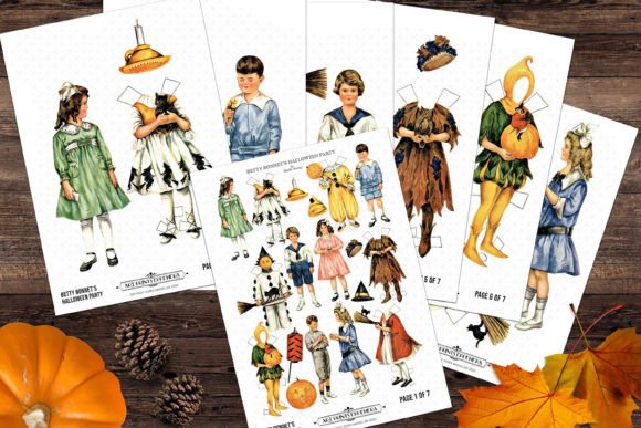 Download Vintage Betty Bonnet Paper Dolls - Betty bonnet Collection