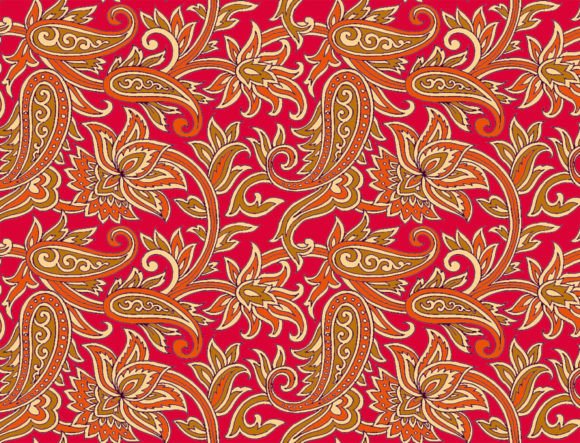 Download Paisley Fabric Pattern, Printable Design - Printable Collection
